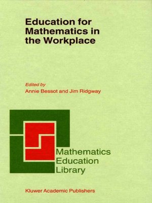 cover image of Education for Mathematics in the Workplace